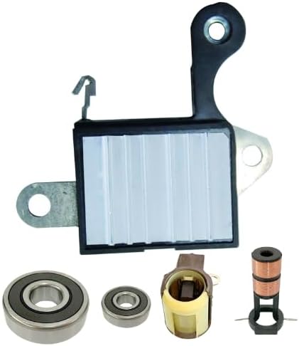 SB Parts New Alternator Kit Regulator Brush Holder Brushes Bearings Slip Ring Rectifier in6367rk6 Compatible with Toyota Corolla L4 2014 2015 2016 2017 2018 2019 1.8L