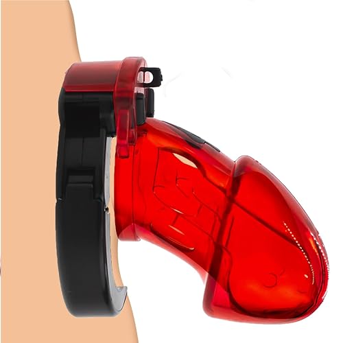 Chasity Käfig Keuschheitskäfig Herren Extrem - 7cm mit Cockring ⌀3-5.2cm für Männer - Komfortabler, Langlebiger Keuschheitsgürtel aus Hochwertigem PVC für Diskrete Kontrolle Fops N22-3