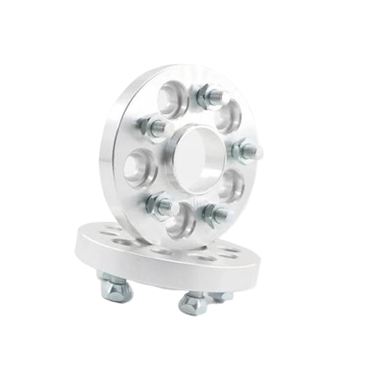 Dystanse 2 szt. Dystanse kół Adaptery Aluminium PCD 5x114,3 do 5x112 CB Grubość 64,1 do 66,6 Kołki 20 mm 12x1,5 Felgi samochodowe Akcesoria Hub Centryczne Dystanse kół Adaptery dystansowe kół c