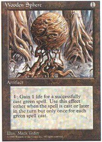 Magic The Gathering - Wooden Sphere - Fourth Edition