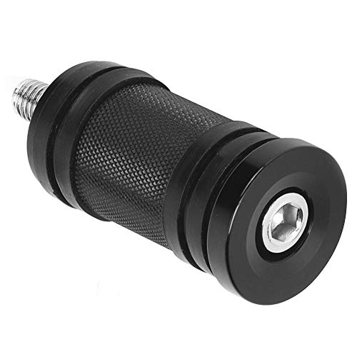 Fydun Palanca de Cambios Universal para Motocicleta Material de Aluminio De Color Negro 1,1 x 2,1 Pulgadas Pedal de Clavijas con Tornillo