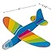Fun Express Mini Foam Airplane Gliders - Toys, 4” x 3.5” Foam Gliders for Kids - Perfect for Parties, Events, and Outdoor Play - 72 Pieces