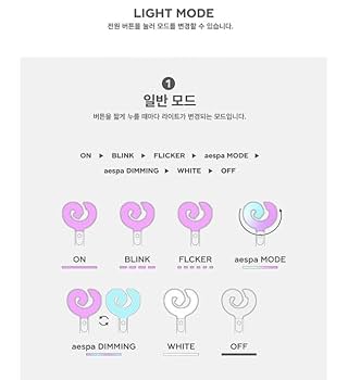 Amazon.co.jp: aespa - OFFICIAL FANLIGHT Ver.2 公式 ペン