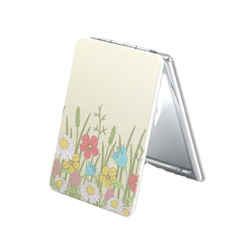 mepoint Makeup Compact Mirror Vanity for Women, Men and Girls, Multicolored Elegant Rectangle Travel Cosmetic Mirrors for Pocket, Purse or Handbag, Portable Magnifying Handheld Mirror-picture-10