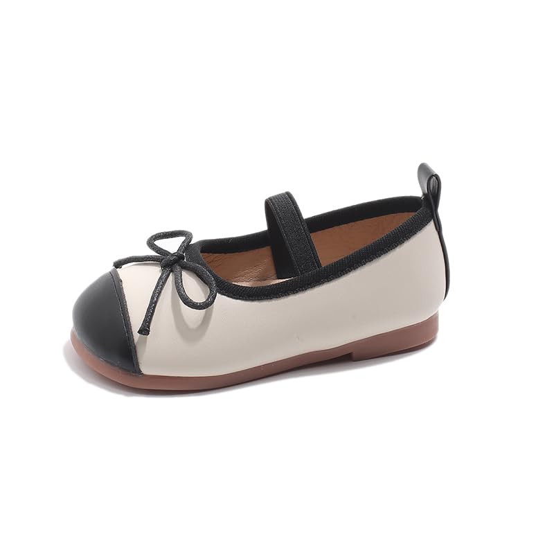 Girls Mary Jane Bow Dress Shoes – Soft Sole Flats for School, Party & Weddings