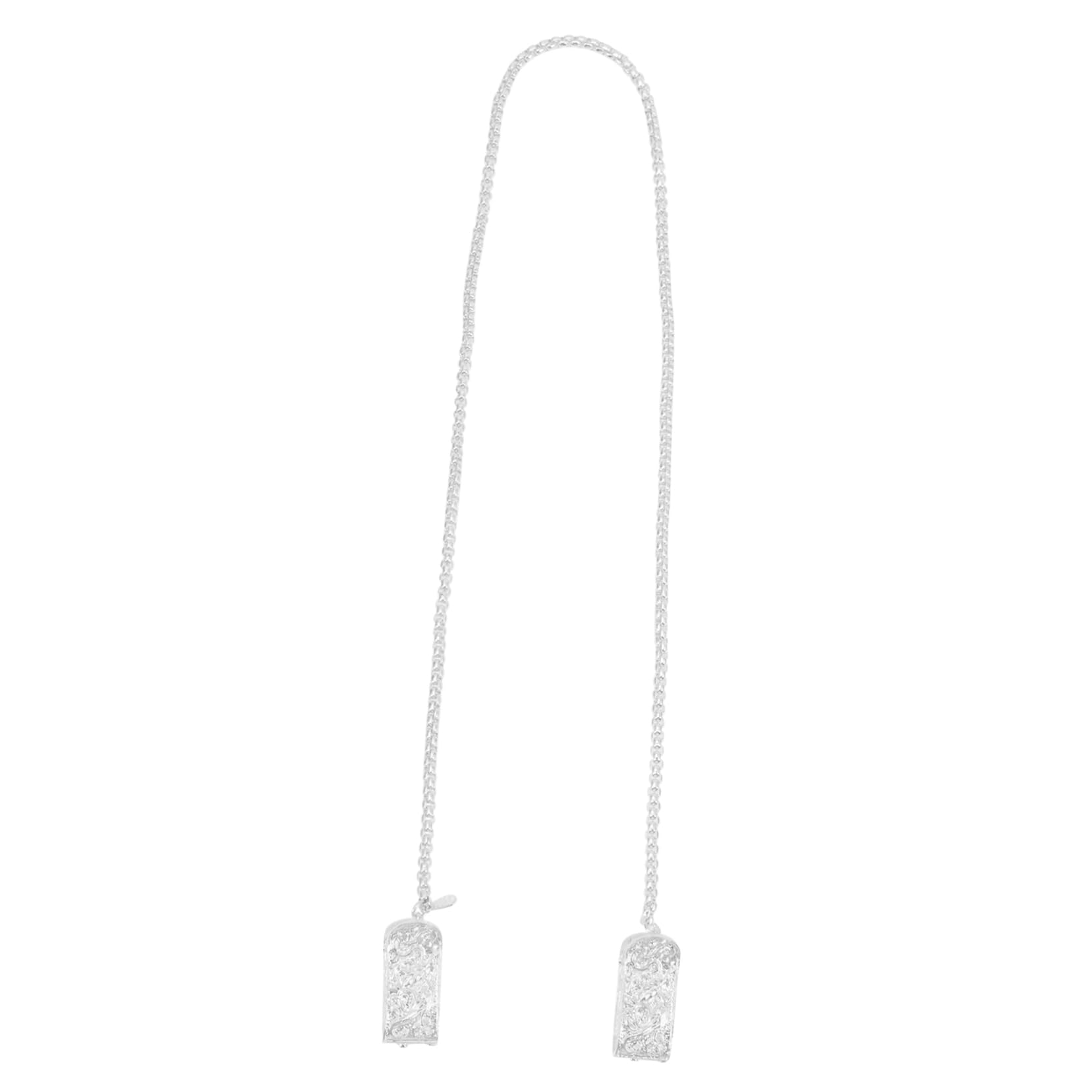 HANABASS Newborn Bibs for Toddlers Bib Clip Necklace Metal Clips for Easy Mealtime Coverall