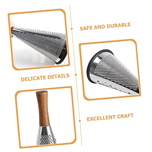 Rallador manual de queso Luxshiny de metal para cocina miniatura 6