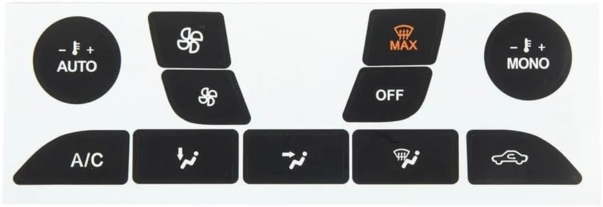 Car Interior Decoration for Focus 1999 2000 2001 2002-2005 1 Set Car Air Conditioning Switch Button Repair Stickers