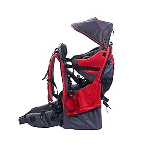 Rucksacktrage für Babys und Kleinkinder, Wander-Transport-Rucksack, Regenschutz und Sonnenschutz für das Kind