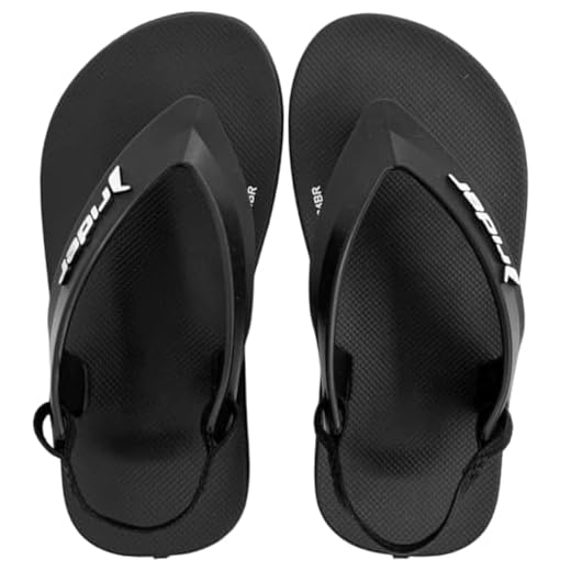 Chinelo Infantil Menino Rider Kids Feel Dedo Baby Preto 22