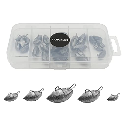 25Pcs/Box Ship Shape Fishing Weight 3G 4G 7G 9G 14G Drop Shot Sinker Quick Sinking Bass Carp Fishing Tackle #TOP7