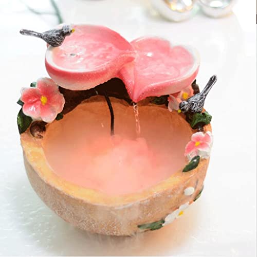 Fontaine de bureau relaxation cascade miniature design oiseau cadeau idéal