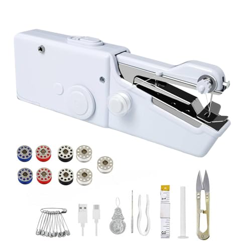Handheld Sewing Machine, Mini Hand Sewing Machine Portable for Beginners