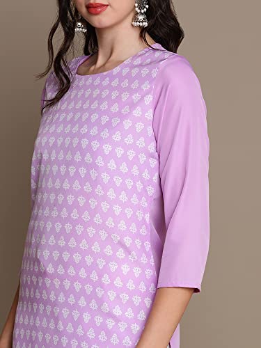 Image of Vaamsi Women's Crepe Regular Kurta