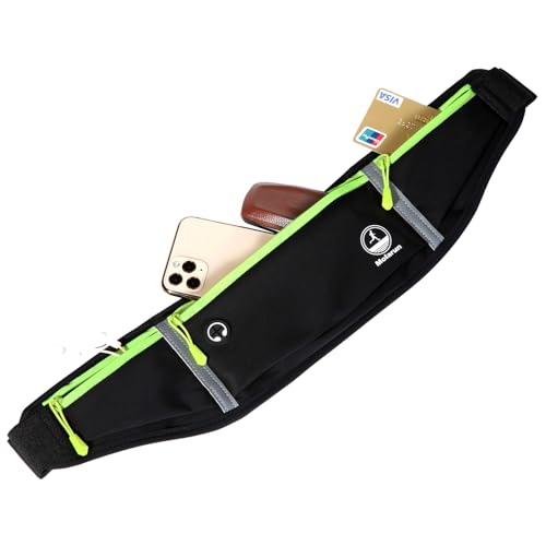 slim running belt fanny pack exercise waist pack runners bag money belt phone holder for running hiking cycling workout