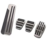MATERIAL DE ALTA CALIDAD: El pedal del acelerador del freno del automóvil está hecho de acero inoxidable, que tiene las características de resistencia al desgaste, resistencia a la oxidación, resistencia a la fractura y deformación, resistencia al óxido y no se decolora, y tiene una larga vida útil.