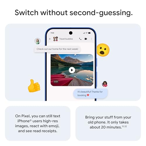 Google Pixel 10 - Unlocked Smartphone with Gemini - Indigo - 128 GB - image 8