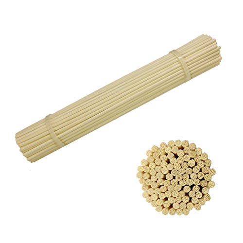AIWANT Reed Diffuser Sticks, 8 Inch (20CM) 100 Pieces Natural Aroma Reed Stick Refill