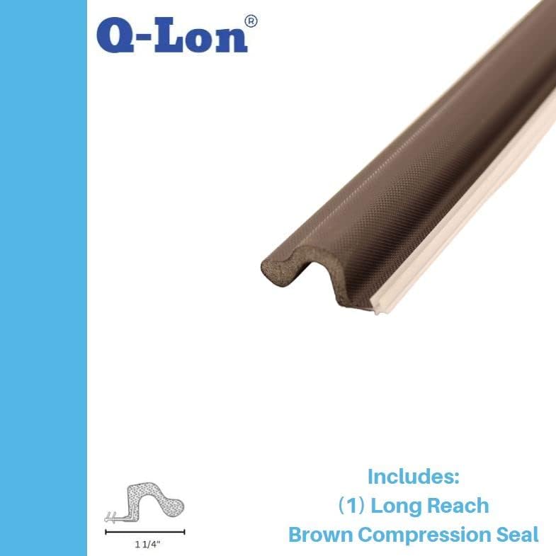 Miniatura 2 de Q-Lon - Tiras de compresión de repuesto de 81 pulgadas largo alcance marrón