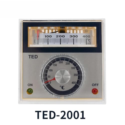 Thermostat à pointeur numérique TED-2001 Régulateur de Température Haute Précision 400°C Type E