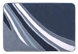 meusch badteppich grau maschinenwaschbar bei 40°C Meusch Badteppich Lyra, Farbe: Iceblue, Material: 100% Polyacryl, Größe: 70x120 cm