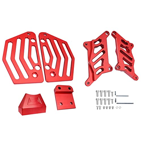 Billfaro Seat Extenders Subframe Riser Kit,Dirty Bike Cnc Aluminium Body Suspension Lift Kit Seat Raising Bracket For Sur Ron Lbx And For Sur Ron Segway X260 X160 (Red) #TOP7
