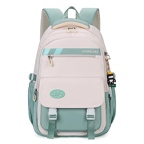 VIDOSCLA Girls' Color-Block Teen School Backpack