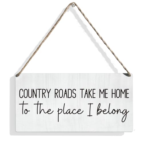 FREHVN Vintage Country Roads Sign