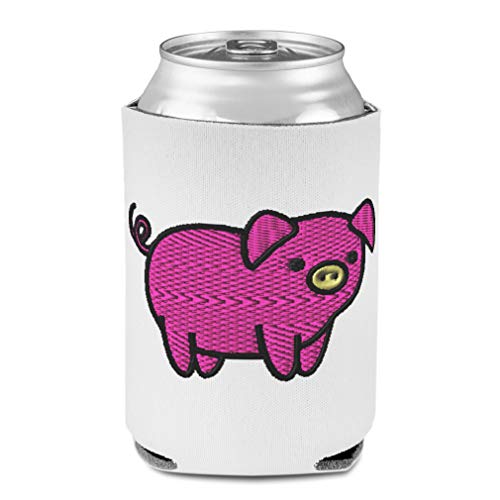 Sleeves for Cans Drink Cooler Pink Piggy Pig Scuba Foam Party Beer Cover