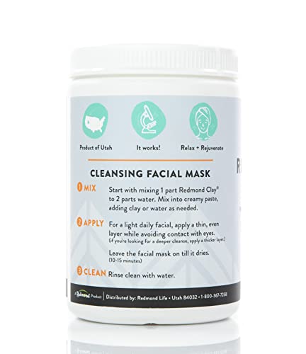 Redmond Title Clay – Natural Bentonite Clay, Soothing Mud Mask, 20Oz Jar #TOP1