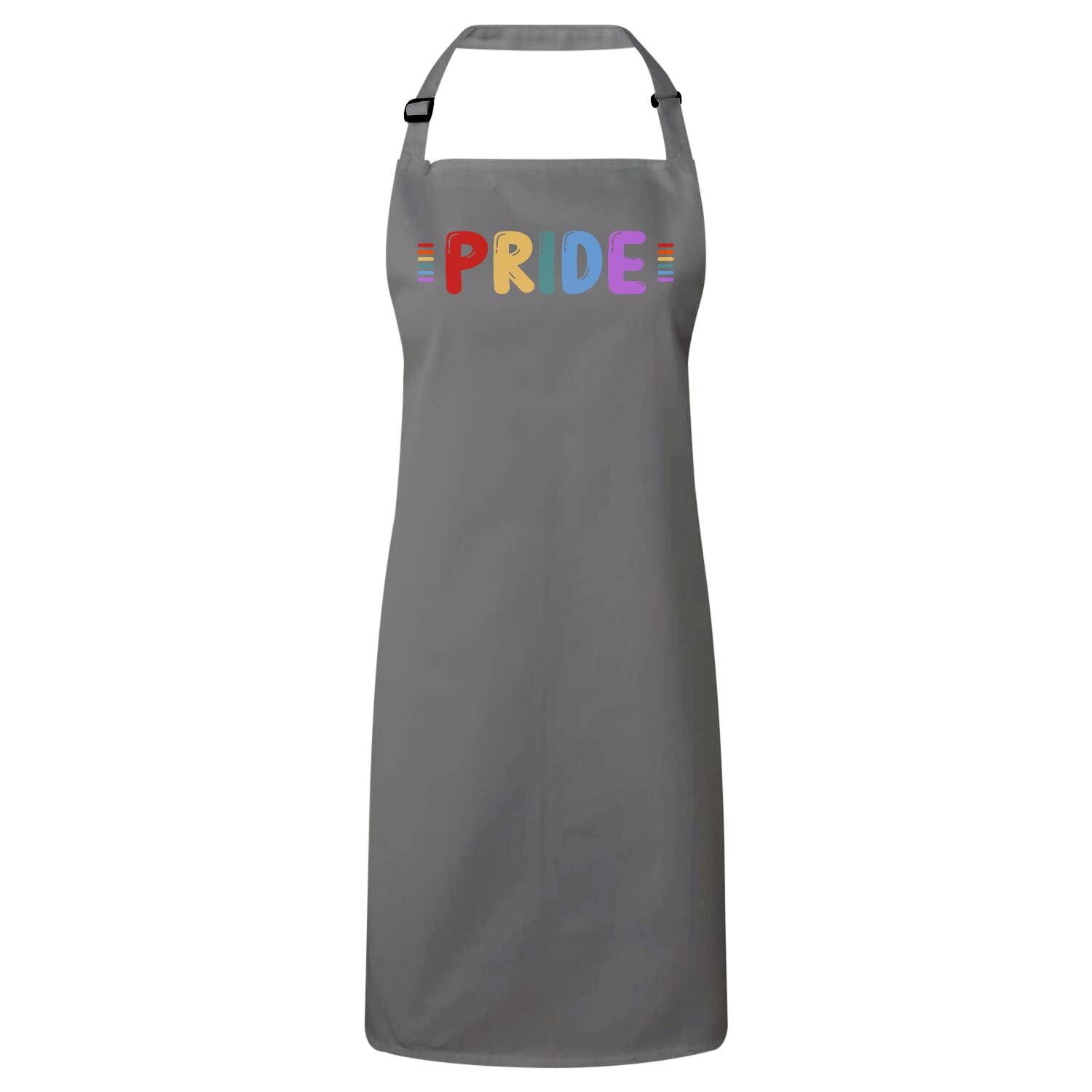 Tablier cuisine gay lesbien multicolore réglable avec poche lavable