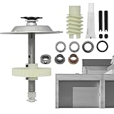 Sprocket and Gear Set - Durrable Replacement Toolset, Garage Door Repair Pack | Stainless Steel Worm Gear, Wear-Resistant Home Tools, Low Noise Mechanism for Smooth and Maintenance