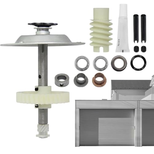 Sprocket and Gear Set - Durrable Replacement Toolset, Garage Door Repair Pack | Stainless Steel Worm Gear, Wear-Resistant Home Tools, Low Noise Mechanism for Smooth and Maintenance