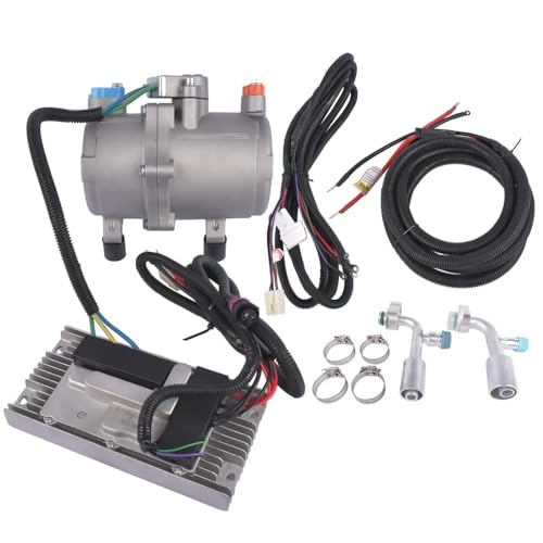 Compresor de aire acondicionado eléctrico Scroll, kit universal de aire acondicionado for coche, semicerrado, AP03, 12 V