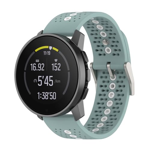 Tyogeephy Correa compatible con Suunto Race S/Race/vertical, correa de silicona suave ajustable deportiva de repuesto compatible con Race S/Race/vertical
