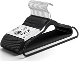 DEILSY™ Perchas de plástico duraderas sin Terciopelo, Paquete de 20 Unidades