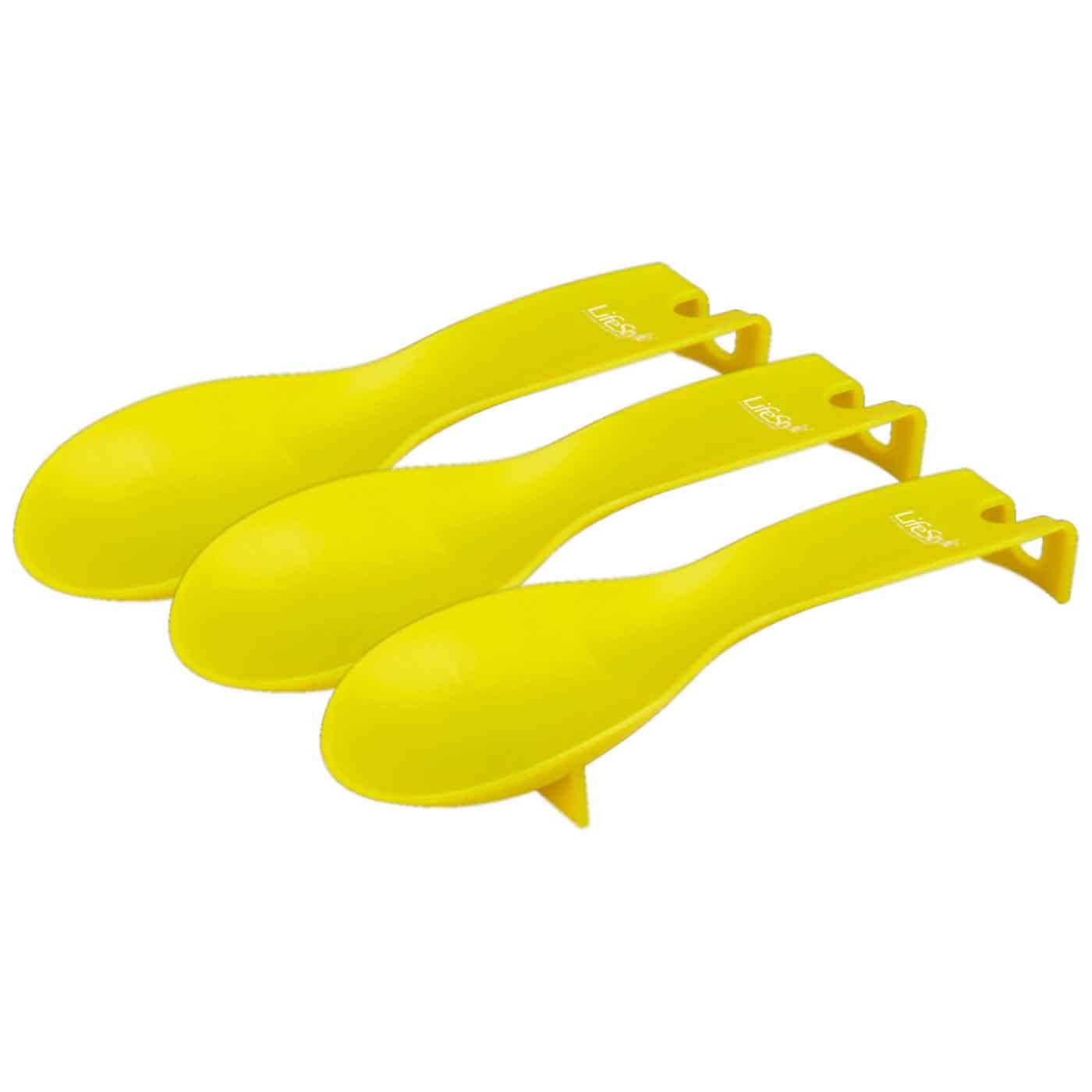 Soporte para cucharón de plástico resistente para la cocina, hogar y trabajo. Utensilios de cocina. 3 x 9 x 25 cm
