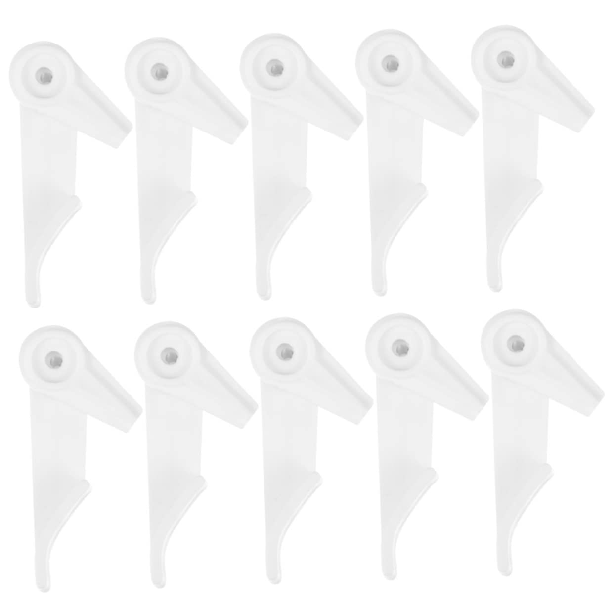 60pcs White Plastic Ceiling Lamp Fastener Clips for Lamp Shade