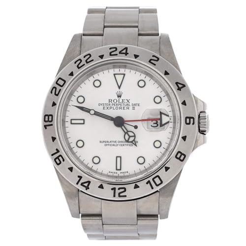 Pre-Loved Oyster Perpetual Explorer II Automatic Watch Stainless Steel 40