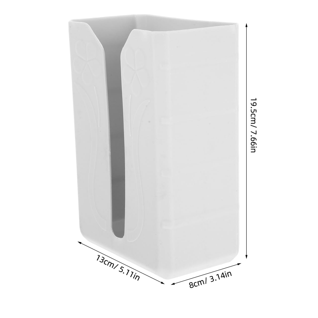 UPKOCH Towel Dispenser Wall Mounted Paper Towel Dispenser No Drilling Wall Tissue Box No Trace Tissue Cosmetic Towels Paper Towel Kitchen Paper Dispenser Storage Box Grey - Image 3