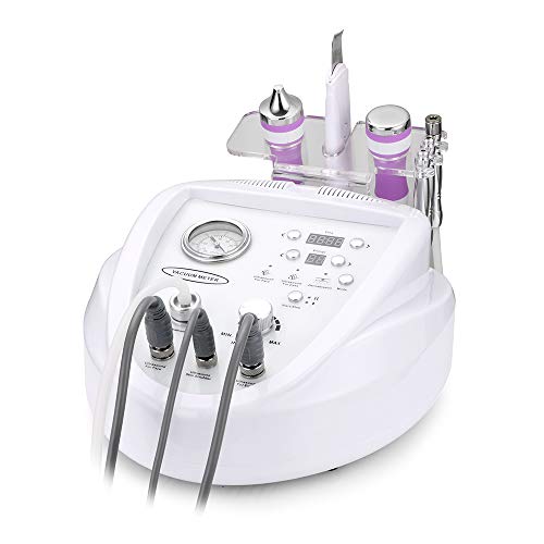 Sextupole 4 in 1 Beauty Machine, Diamond Microdermabrasion Machine Professional Portable Facial Beauty Equipment for Spa, Salon and Home Use