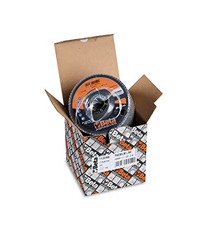 Beta 11204B 80 - Lamellenscheiben zirkon fächerschleifscheibe trägermaterial glasfaser und einzellamelle