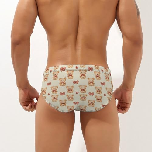Teddys-Bears Men's Swim Trunks Briefs Swimsuit Swimwear Bathing for Underwear Beach2