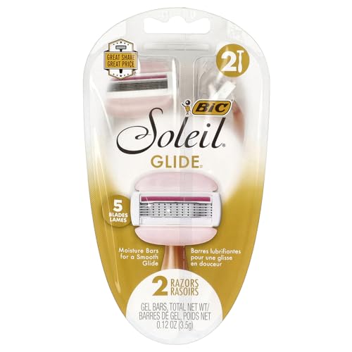 Rasoirs Bic Soleil Glide à barres anti-humidité anti-irritation