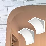 Türbogen-Set aus Schaumstoff, abgerundet, halbe Form, Zierleiste für Zuhause, Korridore, dekorative Torbogendekoration, einfache Installation, Türdekoration