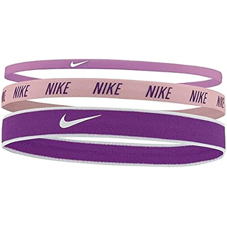 Amazon ナイキ シームレス ヘッドバンド スキニー 3本パック ピンクグレイズ ヴァイオレットショック ワイルドベリー F Nike ナイキ ヘッドバンド