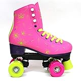 ABEC-5 Steel Chrome Bearings Kingdom GB Patines de Ruedas Venus Quad Wheels Rosado señoras 39 EU