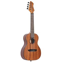 Ortega Guitars Ukulélé Concert acoustique – modèle gaucher – Série Horizon – tête inversée – Acajou, Okoumé (RUHZ-MM-L) - Les Beatles, Paul McCartney, John Lennon, RIngo Starr, George Harrison