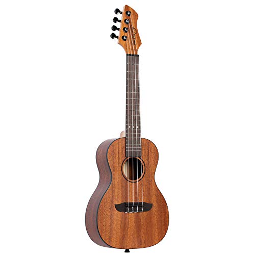 Ortega Guitars Ukulélé Concert acoustique – modèle gaucher – Série Horizon – tête inversée – Acajou, Okoumé (RUHZ-MM-L) - Les Beatles, Paul McCartney, John Lennon, RIngo Starr, George Harrison Ortega Guitars Ukulélé Concert acoustique - modèle gaucher - Série Horizon - tête inversée - Acajou, Okoumé (RUHZ-MM-L)