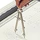STAEDTLER 551 02 Mars Comfort 551 Präzisionszirkel mit Verlängerungsstange, im Klappdeckeletui, silber